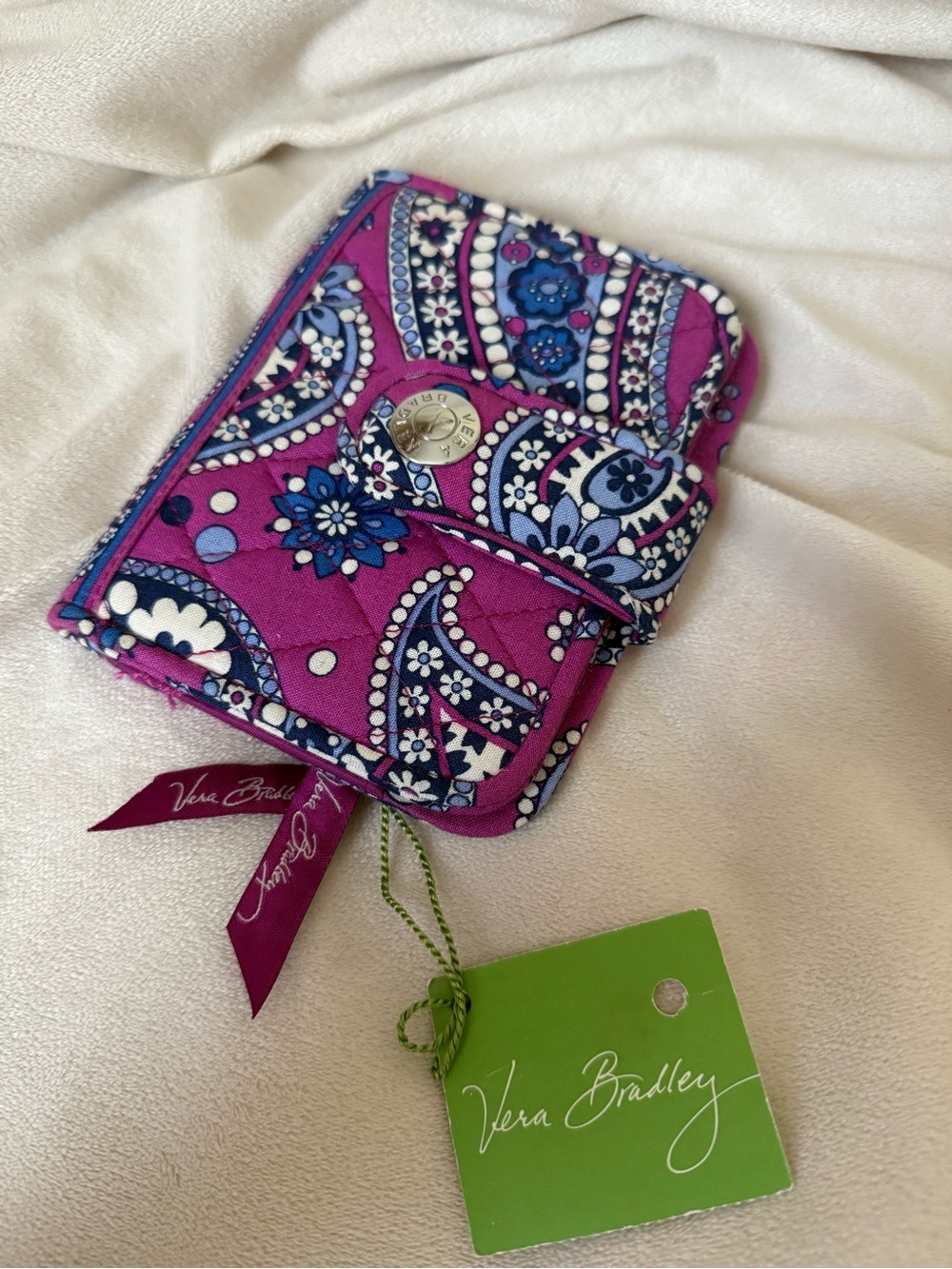 Vera Bradley Snappy Wallet Boysenberry
